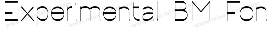 Experimental BM Font字体转换